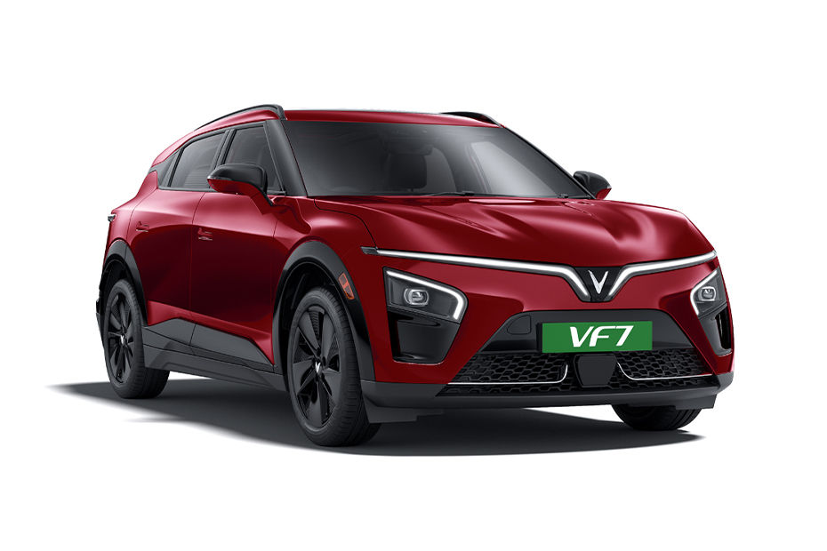 VinFast VF7 Solar Ruby colour