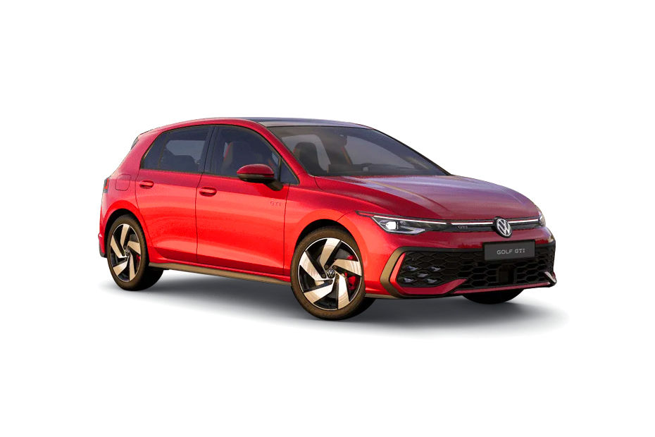 Volkswagen Golf GTI Kings Red Premium Metallic Black colour