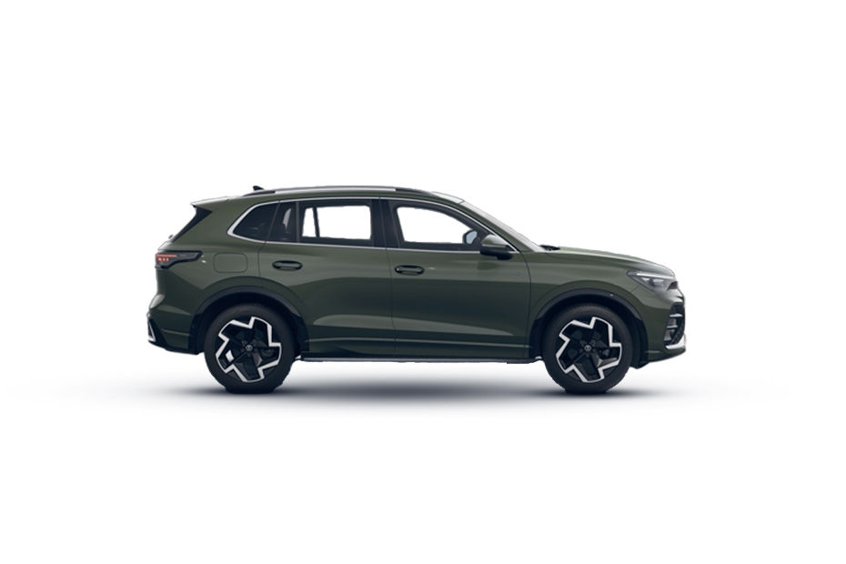 Volkswagen Tiguan R Line Cipressino Green Metallic colour