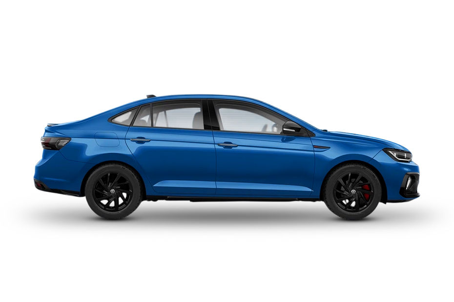 Volkswagen Virtus Rising Blue Metallic colour